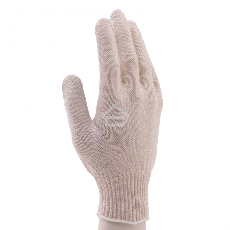 Перчатки трикотажные, с ПВХ точкой, 10 класс Россия