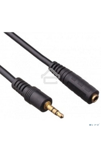 Удлинитель звуковой Exegate (3.5mm Jack M - 3.5mm Jack F) 3.0м  позолоченные разъемы