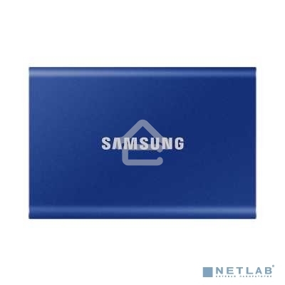 Твердотельный накопитель Samsung SSD 2TB T7, USB Type-C, R/W 1000/1050MB/s, Blue