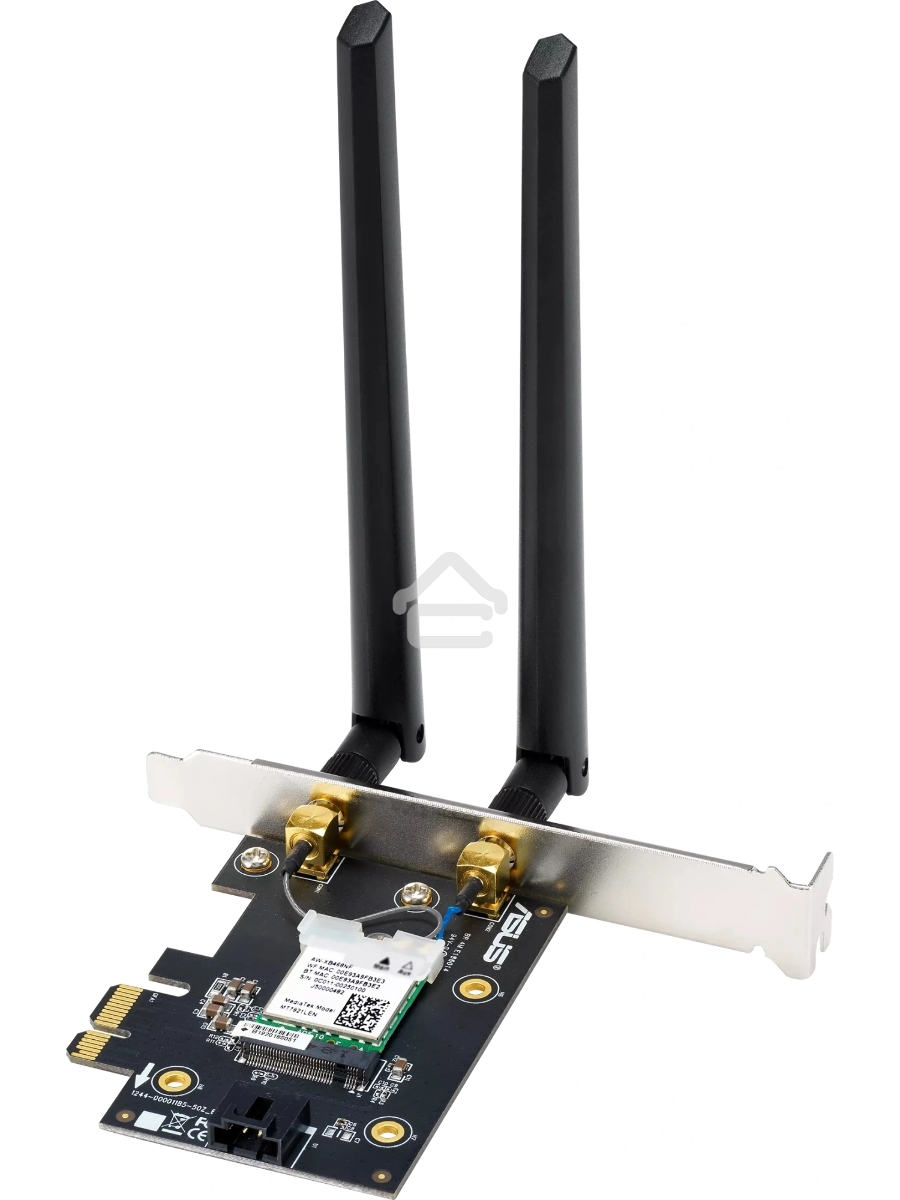 Сетевой адаптер Wi-Fi + Bluetooth Asus PCE-BE6500 BE6500 PCI Express 2ант.