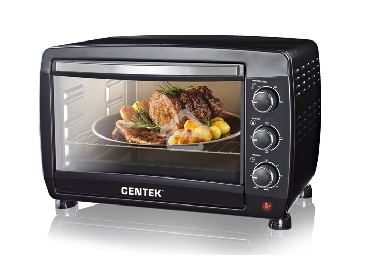 Мини-печь Centek CT-1532-46 (черн) 46л 2000 Вт,, таймер 90 мин, 4 режима, max 320°