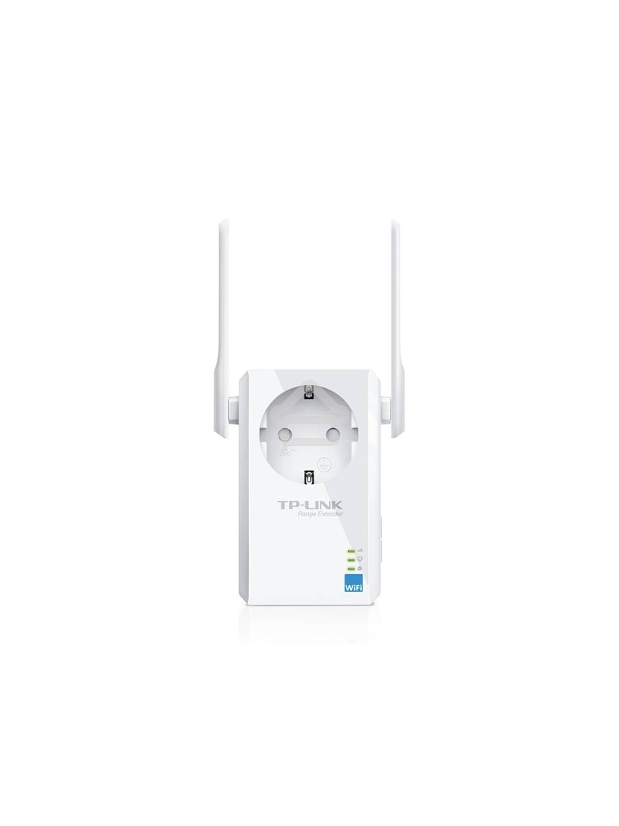 Сетевой адаптер TP-Link SOHO TL-WA860RE 300Mbps Wireless N Wall Plugged Range Extender with AC Passthrough, QCA(Atheros), 2T2R, 2.4GHz, 802.11b/g/n, 1 10/100Mbps LAN port, Range Extender button, Range Extender mode, suppo поставляется без кабеля RJ-45