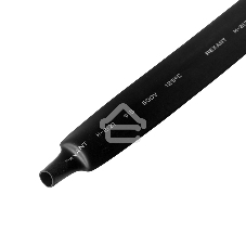 Термоусаживаемая трубка Rexant 15,0/7,5 мм, черная, упаковка 50 шт. по 1 м