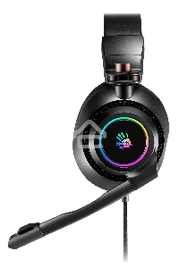Наушники с микрофоном A4Tech Bloody G580 черный 2м мониторные USB оголовье (G580 USB /BLACK)