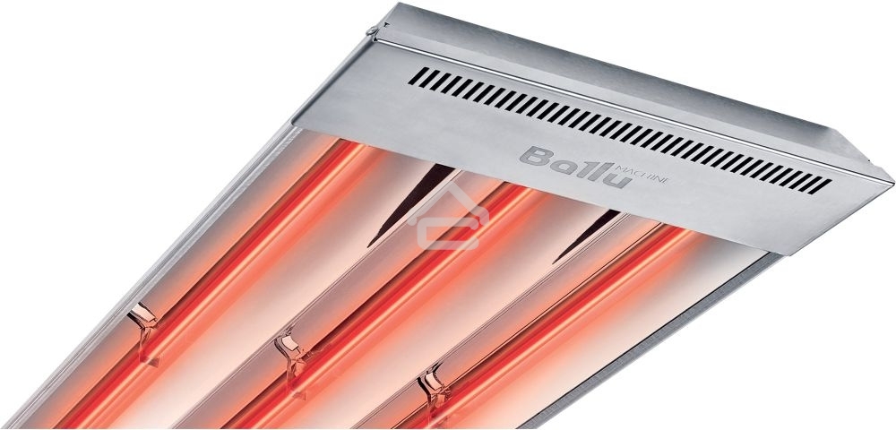 Обогреватель инфракрасный Ballu BIH-T-3.0 серый, 3000 Вт, 30 м2