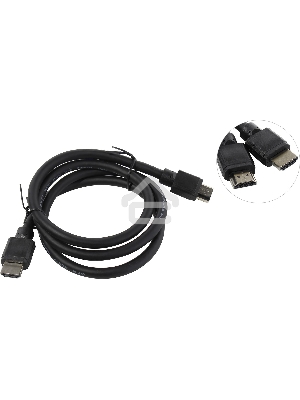 Кабель 1.0m HDMI 1.4, 30/30 AWG, FullHD, Ethernet 10.2 Гбит/с, 3D, экран