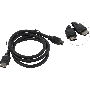 Кабель 1.0m HDMI 1.4, 30/30 AWG, FullHD, Ethernet 10.2 Гбит/с, 3D, экран