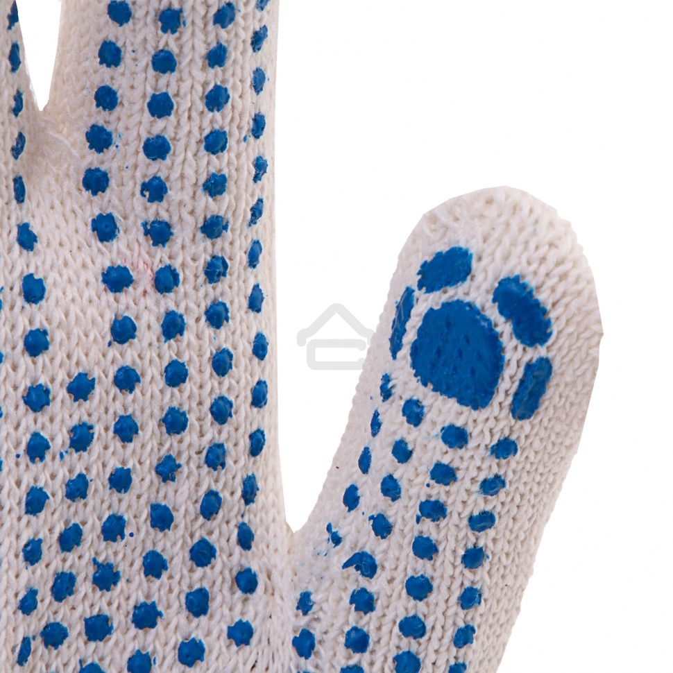 Перчатки трикотажные, с ПВХ точкой, 10 класс Россия