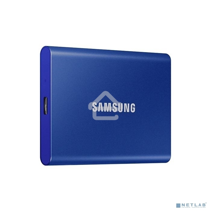 Твердотельный накопитель Samsung SSD 2TB T7, USB Type-C, R/W 1000/1050MB/s, Blue