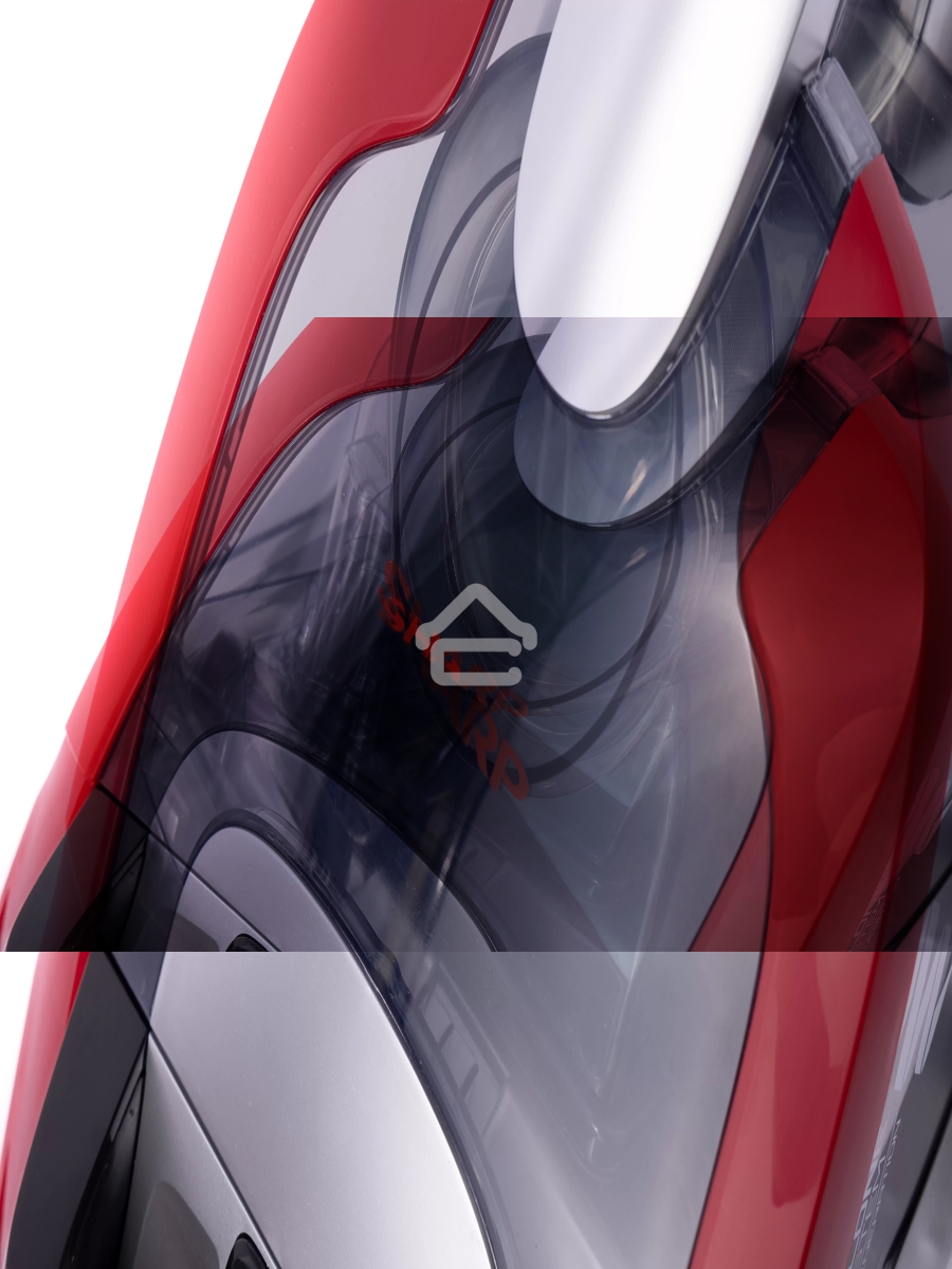 Пылесос Sharp ECNB16RR красный, 320/1600 Вт, уборка сухая, пылесборник контейнер 1 л