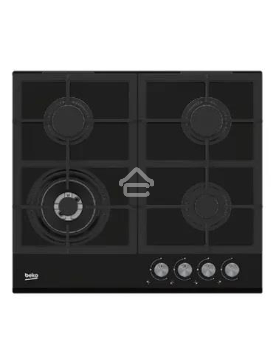Встраиваемая газовая варочная поверхность Beko HILW 64235 S, Черный
