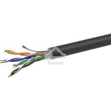 Кабель витая пара U/UTP cat.5e 4х2х24AWG solid CCA PE Out. 305м (м) Net.on 01-0301