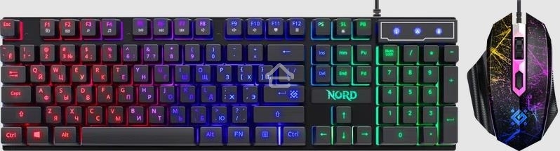 Клавиатура + мышка NORD GS-959 RU черный 52959 Defender