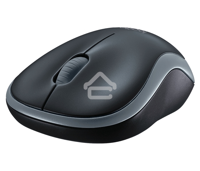 Мышь беспроводная Logitech M185 серый/черный, 1000 dpi, радиоканал, USB, кнопки - 3