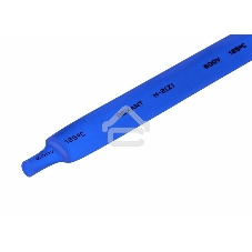 Термоусаживаемая трубка Rexant 12,0/6,0 мм, синяя, упаковка 50 шт. по 1 м