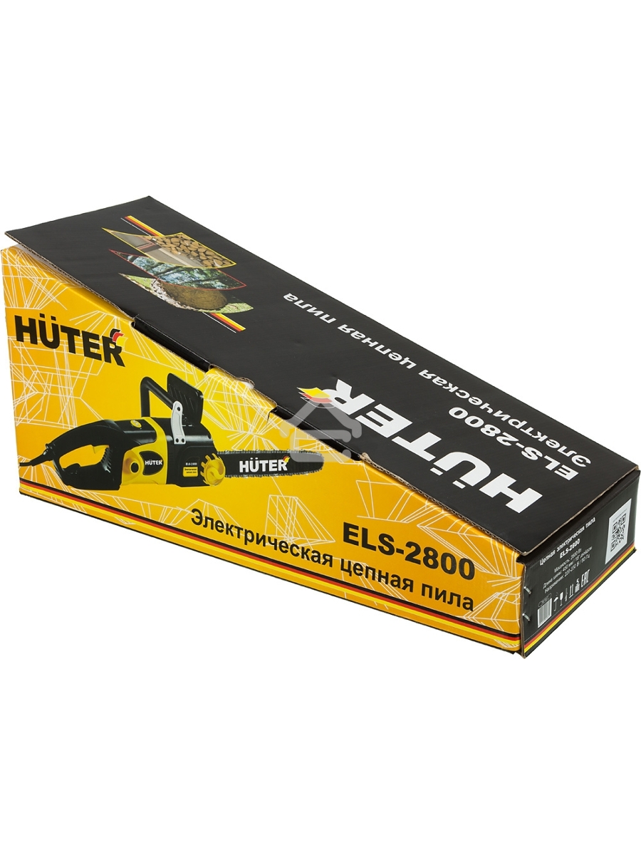 Электрическая цепная пила Huter ELS-2800 2800Вт дл.шин.:18