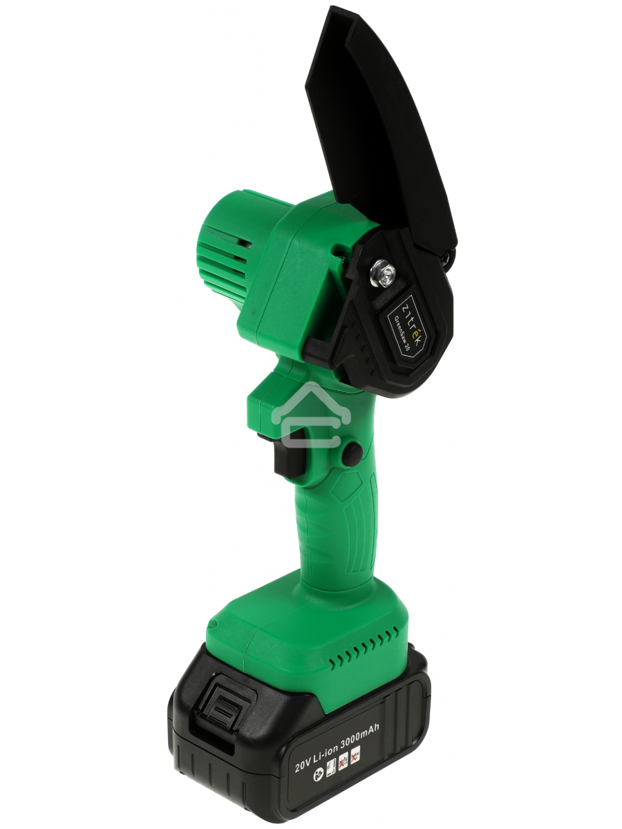 Пила цепная аккумуляторная ZITREK GreenSaw 20 Extra power { 20В, 3Ач Li-ion аккум. 1шт, 1,5Ач Li-ion аккум. 1шт, ЗУ }