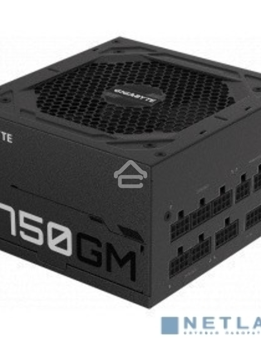 Блок питания Gigabyte P750GM (GP-P750GM) , 750Вт, 80 PLUS Gold, 120мм, модульный, черный