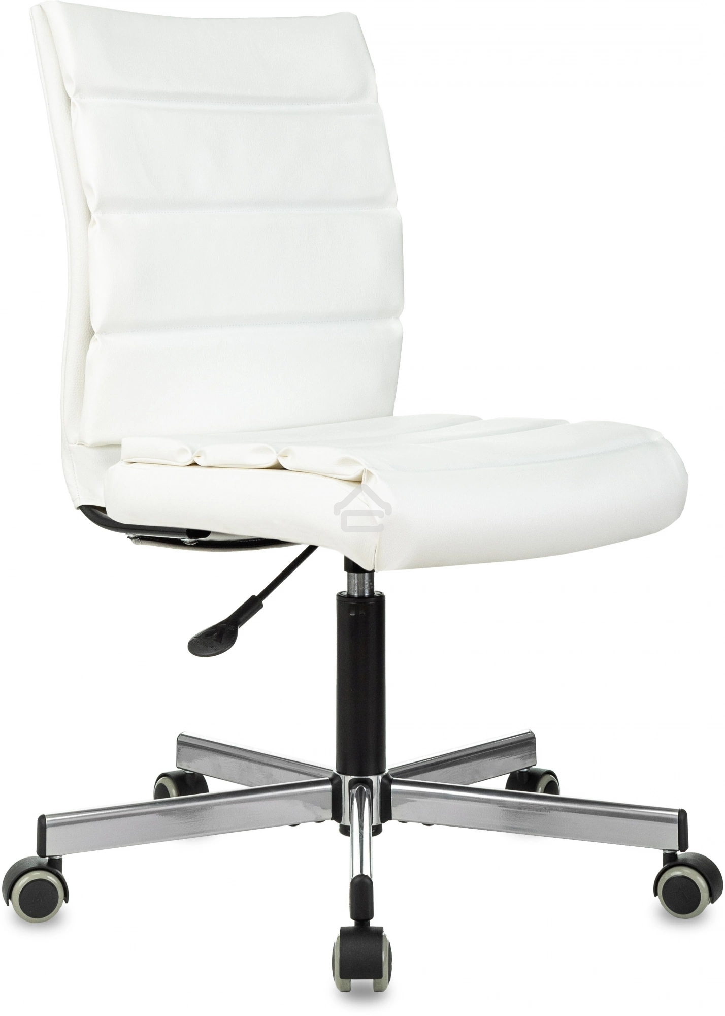 Кресло компьютерное Бюрократ CH-320M белый эко.кожа крестов. металл черный пластик черный
