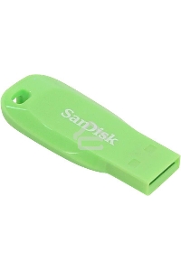 Флеш диск 16GB SanDisk CZ50 Cruzer Blade, USB 2.0, Green