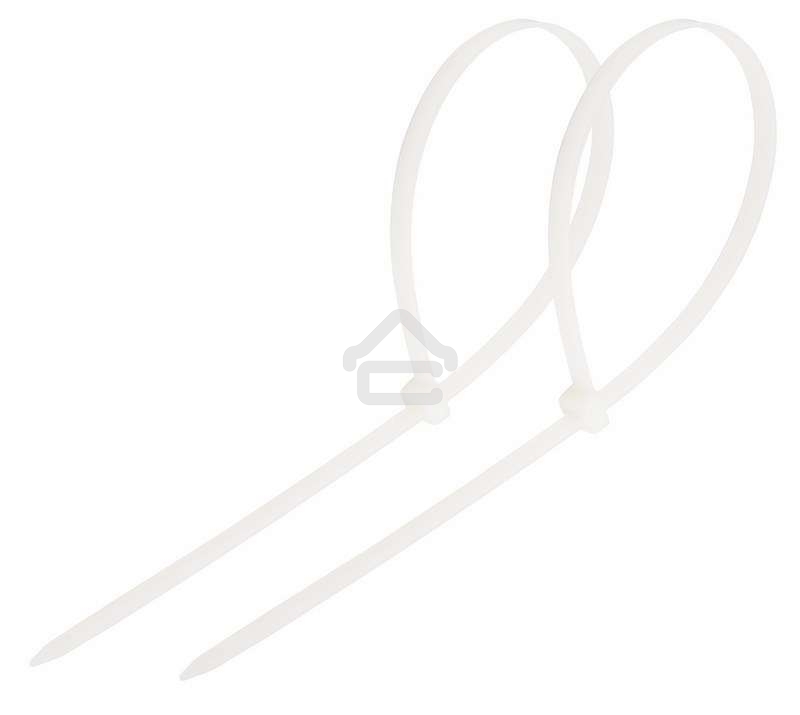 Хомут кабельный Rexant 4.8х350 нейл. белый (уп. 100 шт)