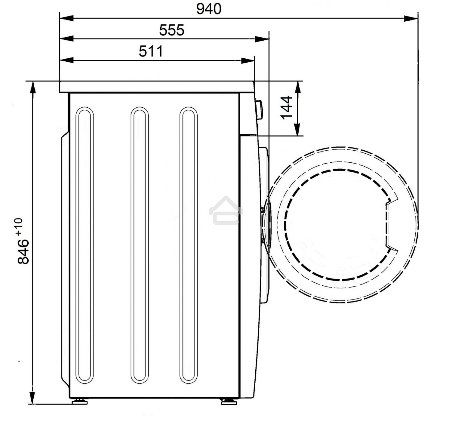 Стиральная машина Atlant СМА 70С107-000 белый, загрузка фронтальная 7 кг, 1000 об/мин., класс: А++