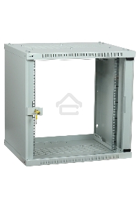 Шкаф LINEA WE 6U 550x350мм дверь стекло серый ITK