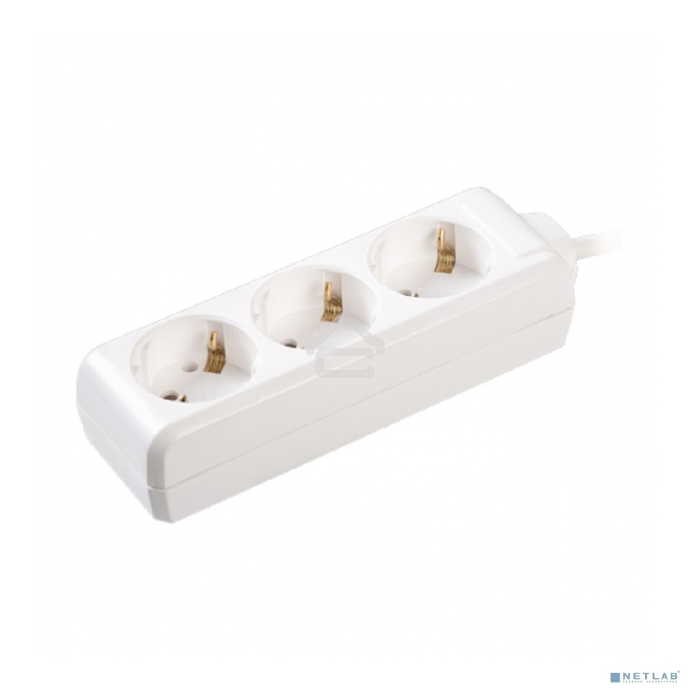 Удлинитель 3х3 м с заземл. 16А IP20 У03 2P+PE ИЭК WYP10-16-03-03-Z-N