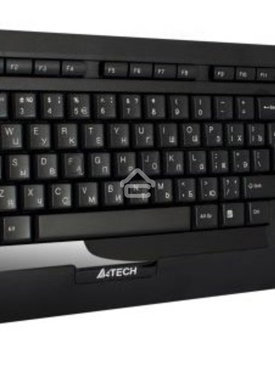 Клавиатура + мышь A4TECH W 9300F USB (черный), 2.4G наноприемник