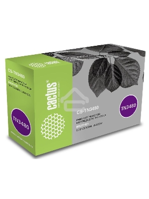 Картридж лазерный Cactus CS-TN3480 черный (8000стр.) для Brother DCP L5500DN/ L6600DW