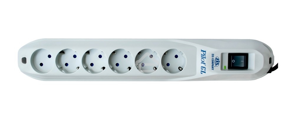 Сетевой фильтр ZIS Pilot - GL 5 евро, 1 росс. 5 м