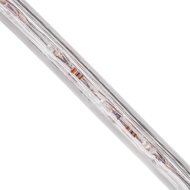 Дюралайт LED, постоянное свечение (2W) - ТЕПЛЫЙ БЕЛЫЙ, 24 LED/м Ø10мм, бухта 100м