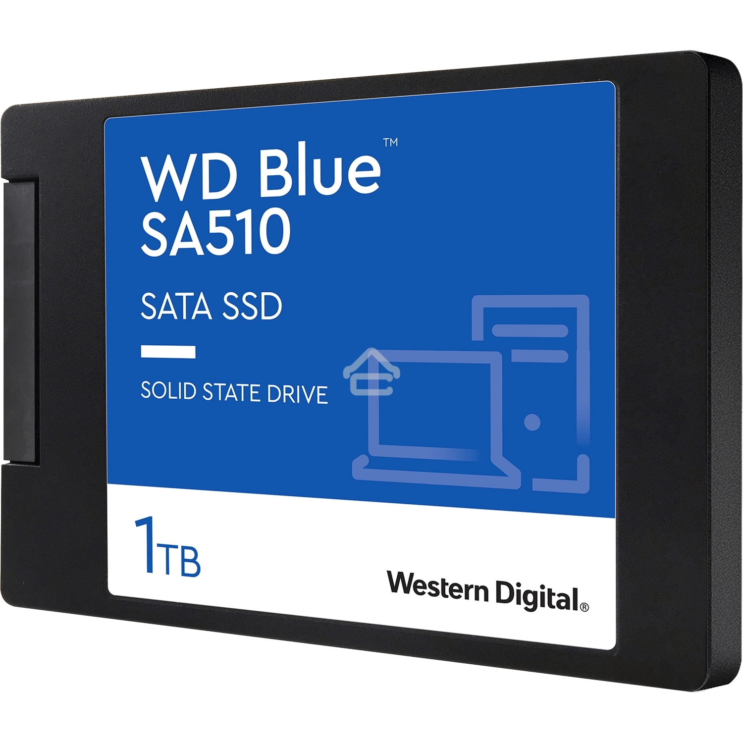 Накопитель SSD WD Blue SA510 WDS100T3B0A, 1Tb, SATA III, 2.5