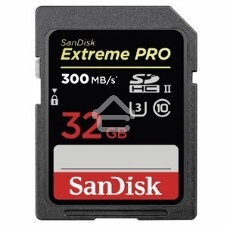 Флеш карта SanDisk Extreme Pro SD UHS I 32Gb Card for 4K Video for DSLR and Mirrorless Cameras 100MB/s Read & 90MB/s Write, Lifetime Warranty
