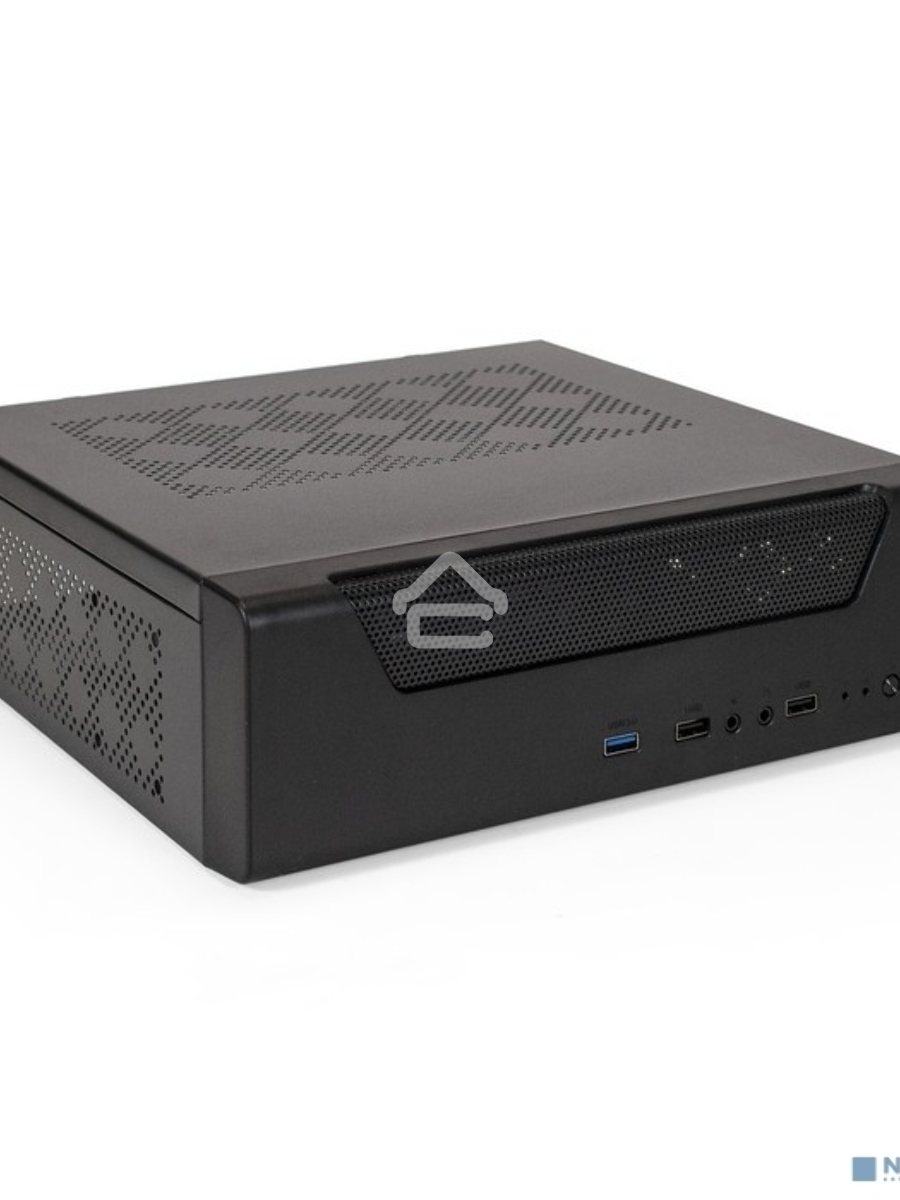 Компьютерный корпус Desktop ExeGate FL-102-TPS400 (mini-ITX, БП TPS400 с вент. 8см, 2*USB + 1*USB3.0, аудио, черный)