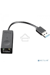 Переходник Lenovo ThinkPadUSB 3.0 to Ethernet Adapter (Full size RJ45 connector, Giga bit speed when running on USB3.0, 100M/10M adapt when running on USB2.0, Doesn’t support POE) (Reply. 4X90E51405)
