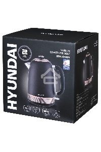 Чайник электрический Hyundai HYK-S4501 1.7л. 2200Вт черный/бронзовый (корпус: нержавеющая сталь/пластик)