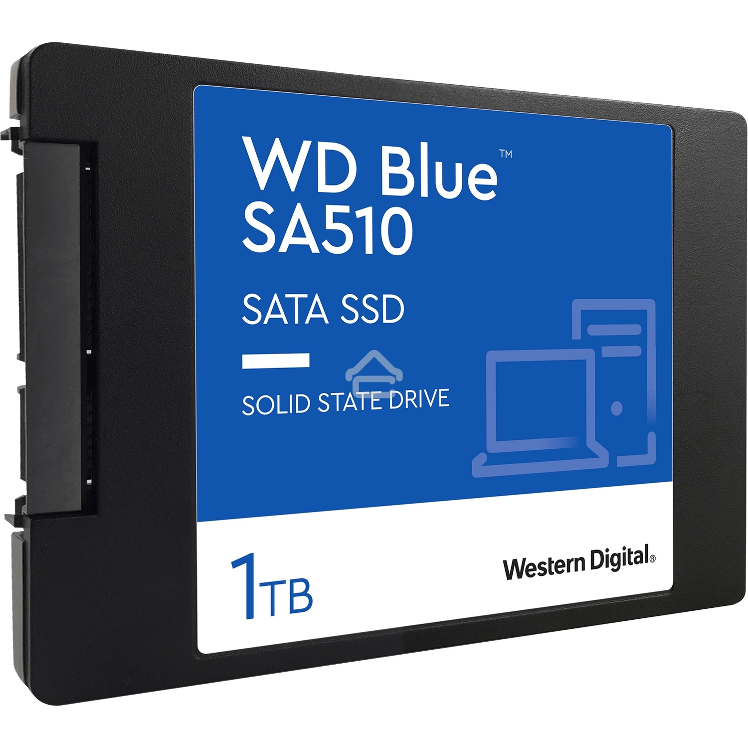 Накопитель SSD WD Blue SA510 WDS100T3B0A, 1Tb, SATA III, 2.5
