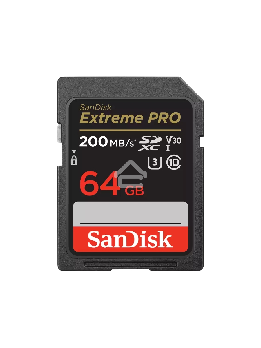 Карта памяти SanDisk Extreme PRO 64GB SDXC Memory Card 200MB/s