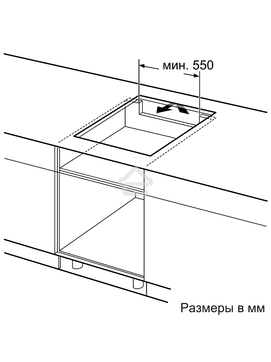 Индукционная варочная панель Bosch Serie 4 PUE611BB5E, индукционные, независимая, черный