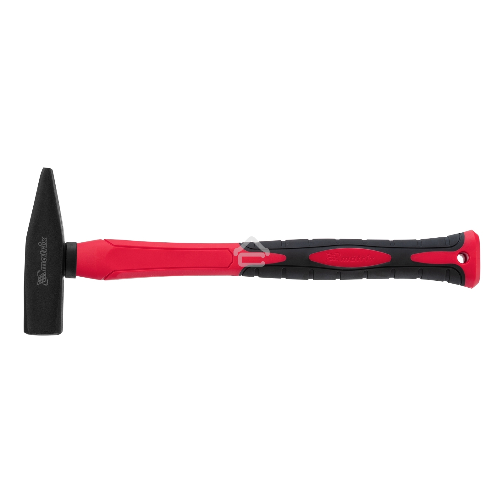 Молоток слесарный Matrix ''optimal'' 400 г, фибергласовая обрезиненная рукоятка, квадратный боек