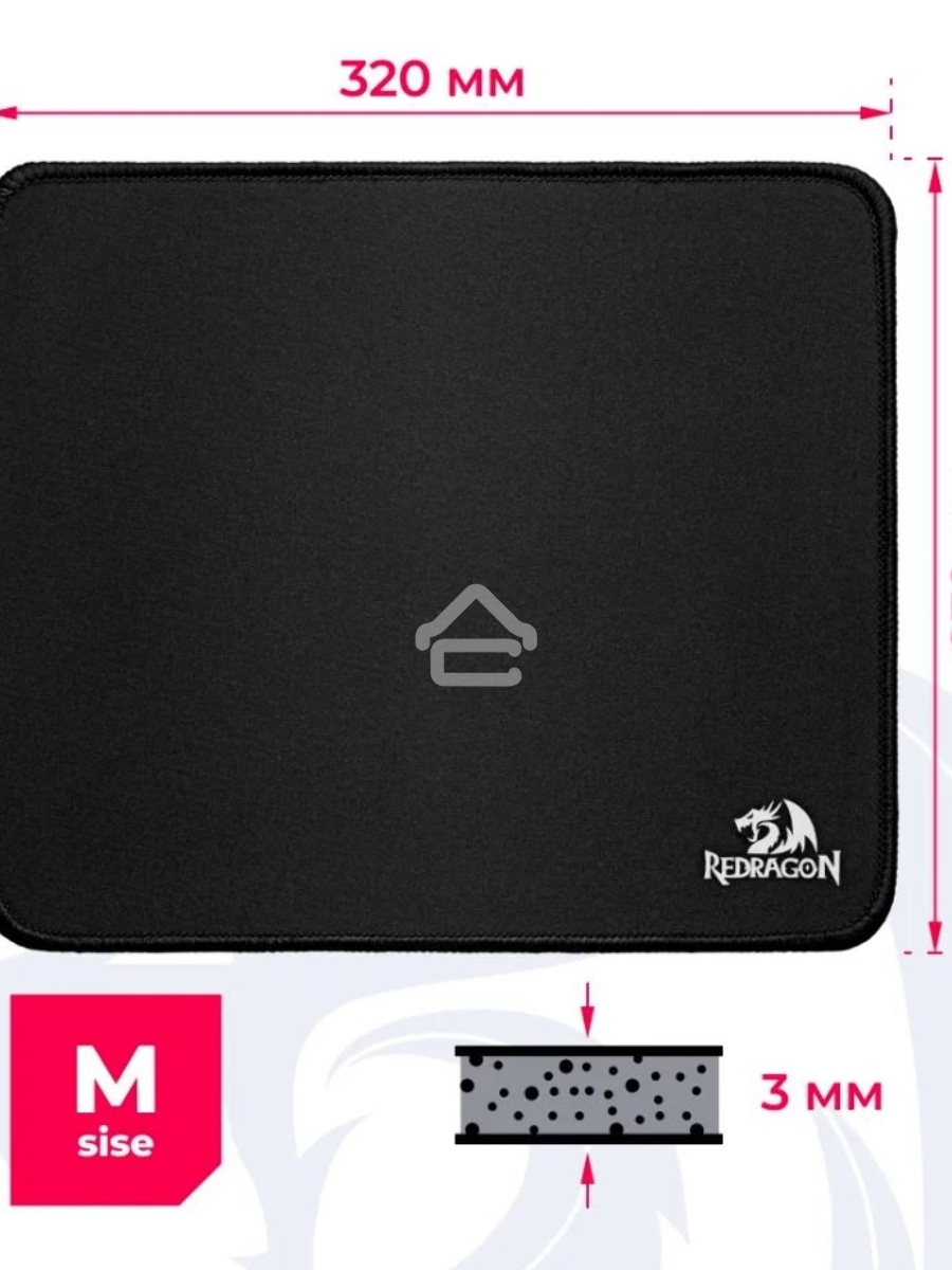 Коврик для мышки Defender FLICK M REDRAGON
