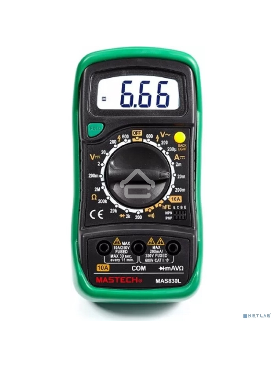 Портативный мультиметр MAS830L MASTECH