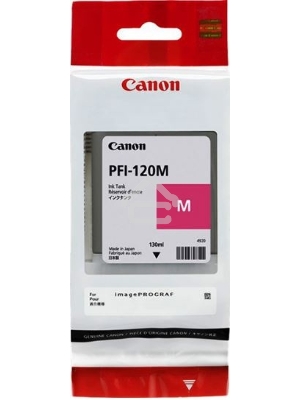 Картридж струйный Canon PFI-120 M 2887C001 пурпурный (130 мл) для Canon imagePROGRAF TM-200/205