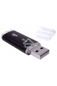 Флеш диск Silicon Power 16Gb Ultima U02 SP016GBUF2U02V1K USB2.0 черный