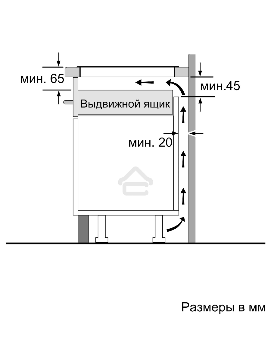 Индукционная варочная панель Bosch Serie 4 PUE611BB5E, индукционные, независимая, черный