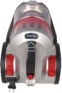 Пылесос Hyundai HYV-C2950 черный/красный, 380/2400 Вт, уборка сухая, пылесборник контейнер 3.5 л