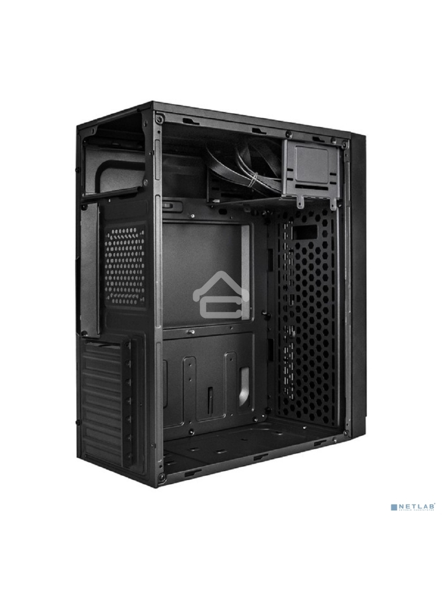 Компьютерный корпус Miditower ExeGate AA-442U2 (ATX, без БП, 1*USB+2*USB3.0, аудио, черный)
