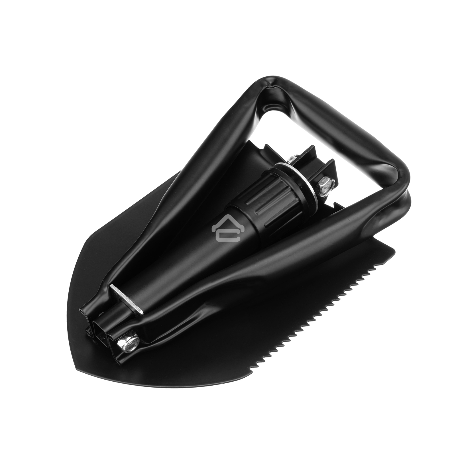 Лопата походная Palisad 150х200х253-620 мм, цельнометаллическая, складная в чехле