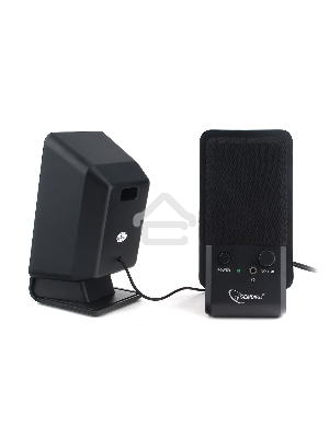 Акустическая система Gembird SPK-510, черный, 6 Вт, рег. громкости, разъём для наушников,USB-питание